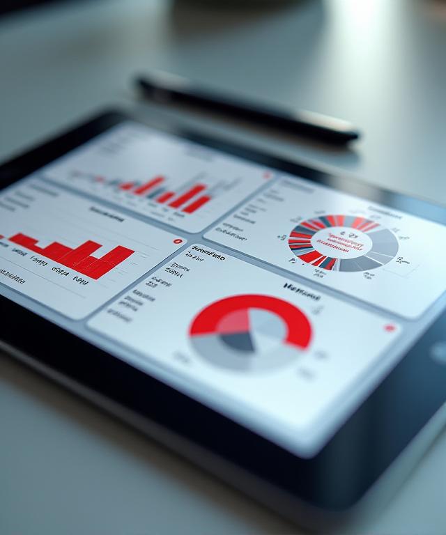 Logistics data visualization chart
